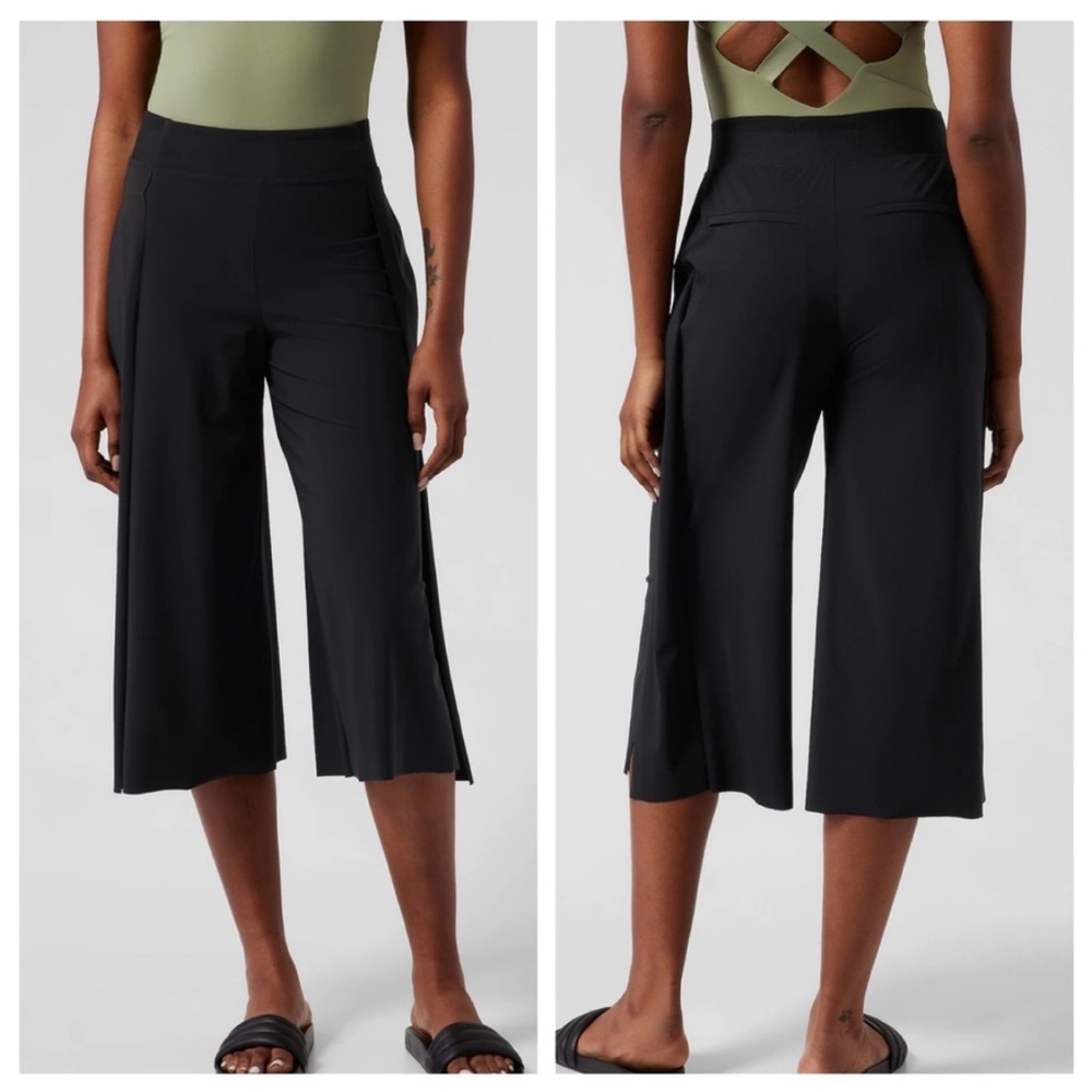 Athleta Cosmic Wrap Pant in Black Size 10
